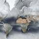 Imagen para el artículo titulado Este fascinante mapa de la Tierra promedia las fotos de satélite de todo un año en una sola imagen
